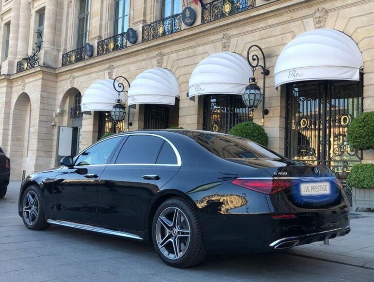 Mercedes Classe S chauffeur privé JW Prestige Paris